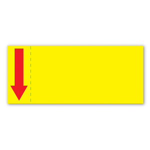 프라이스텍 노란색 (B 라인 용지 (화살표 하나))